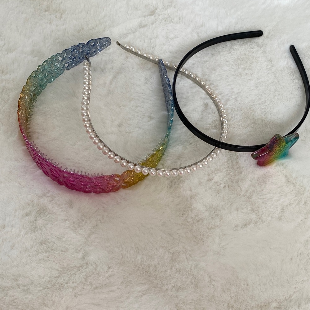 Colorful Kids Headband Set. Set of 3